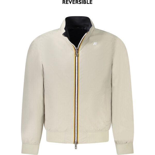 Pánska obojstranná bunda K-WAY béžová 64710597