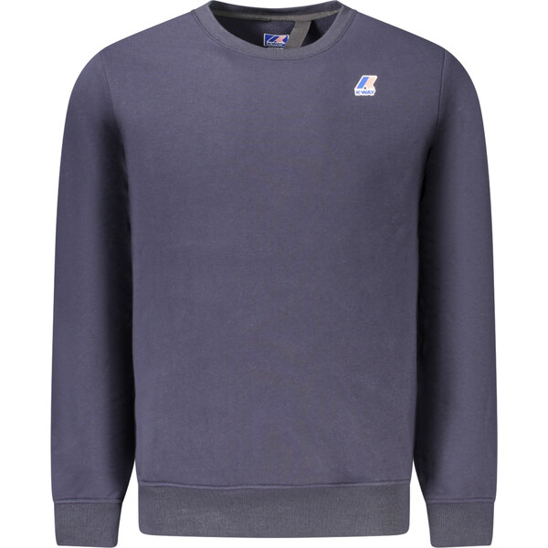 K-WAY pánska mikina bez zipsu modrá 64710704