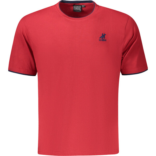 U.S. GRAND US GRAND POLO MENS SHORT SLEEVE T-SHIRT RED 64711223