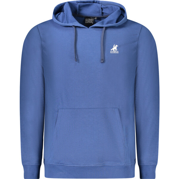 U.S. GRAND Modrá pánska mikina s kapucňou 64706019