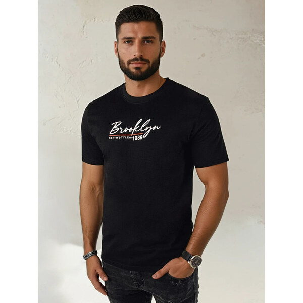 Pánske tričko s potlačou Farba čierna DSTREET RX5403 65597699