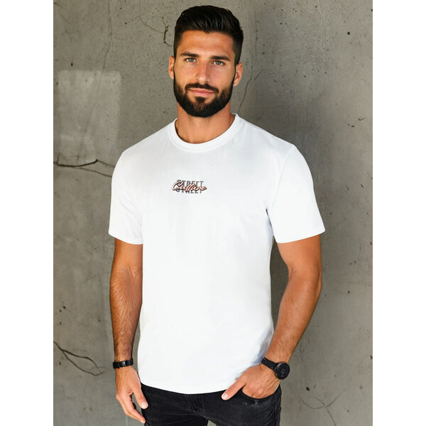 Pánske tričko s potlačou Farba Biely DSTREET RX5421 65597966