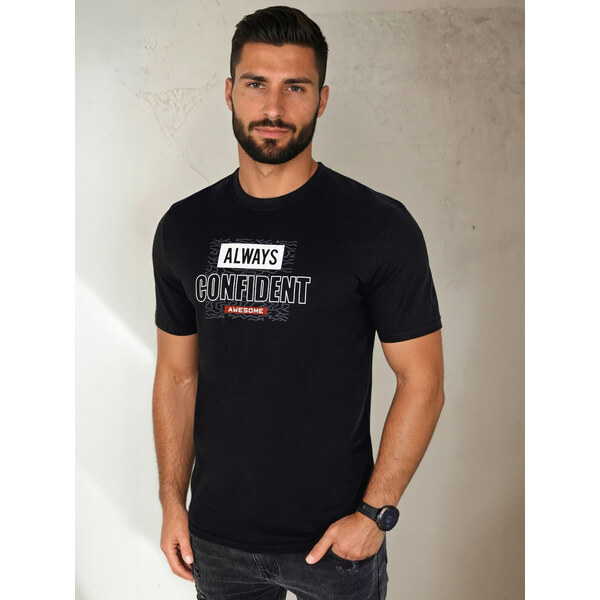 Pánske tričko s potlačou Farba sivá DSTREET RX5406 67027118