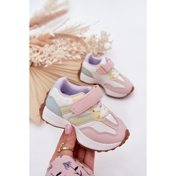 Boto Detské Športové Topánky Na Suchý Zips Multikolor Miranda 64700010