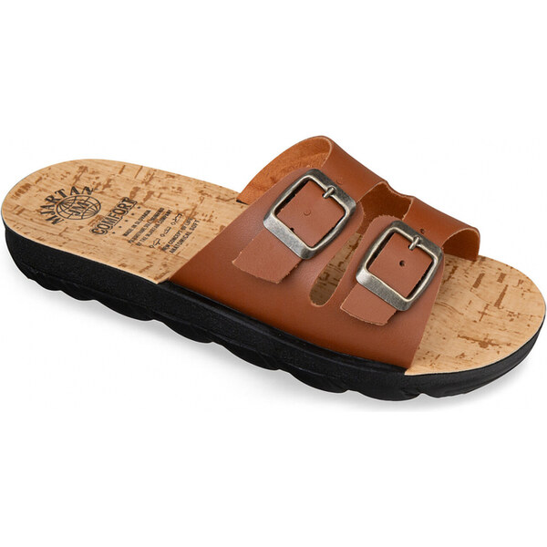 Dámske hnedé šľapky MJARTAN DARLYNN 2 64102286