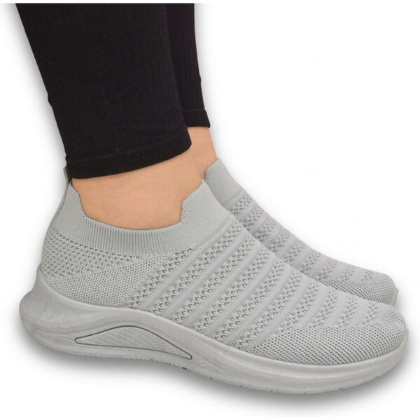 SS Dámske sivé SLIP-ON tenisky MARIANNAA 64115722