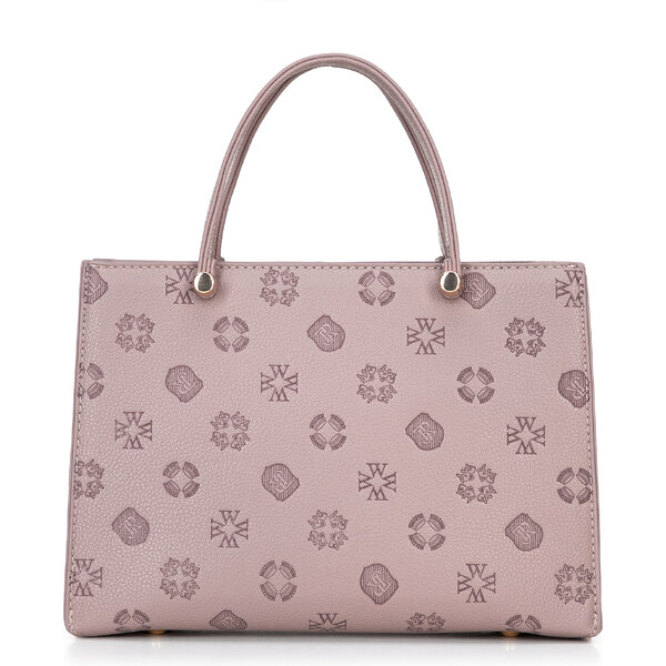 Wittchen Puzdro z ekokože s reliéfnym podpisom, malé, ružové 101-4Y 66066879