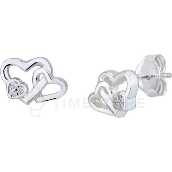 Strieborné náušnice so srdiečkami TS-EA-0222 TS-EA-0222 64111452