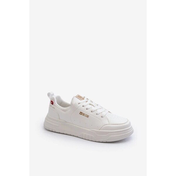 Big Star Shoes Pánske tenisky s pamäťovou penou Big Star White 57058330