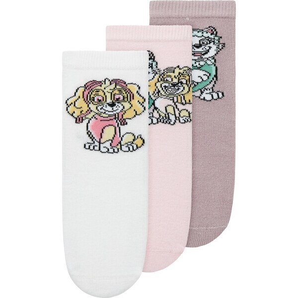 NAME IT Ponožky žltá / svetlofialová / ružová / biela 64114100