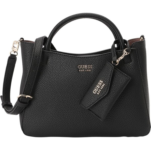 GUESS Kabelka BRENTON SML GIRLFRIEND SATCHEL čierna 64114125