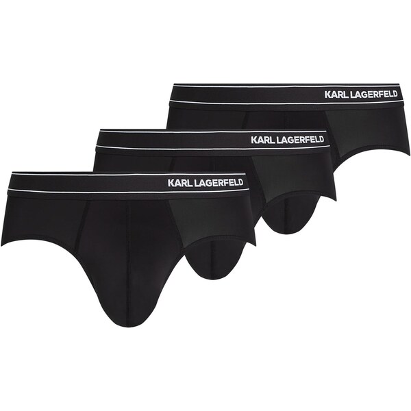 Karl Lagerfeld Nohavičky čierna / biela 64114184