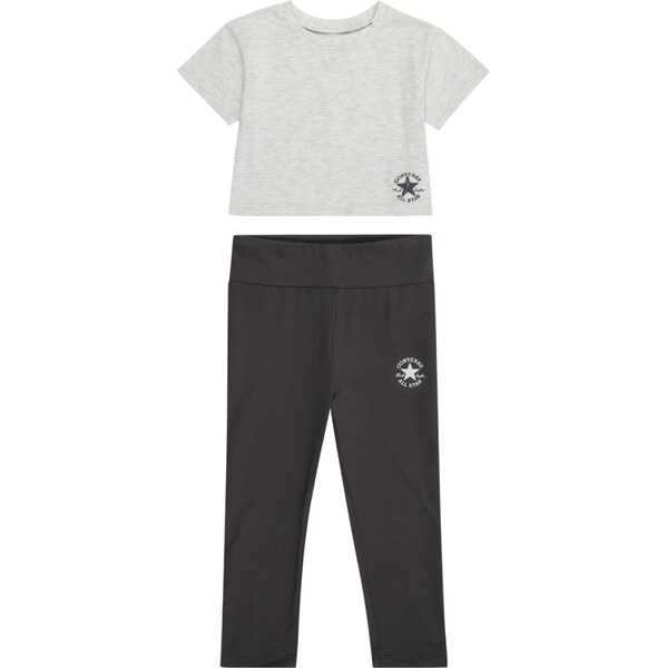 CONVERSE Set sivá melírovaná / čierna 64114309