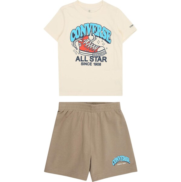 CONVERSE Set béžová / nebesky modrá / kaki / červená 64114310