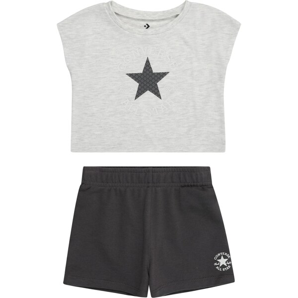 CONVERSE Set sivá melírovaná / čierna 64114322