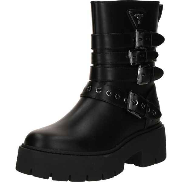 GUESS Nízke čižmy SALVO čierna / strieborná 64146887