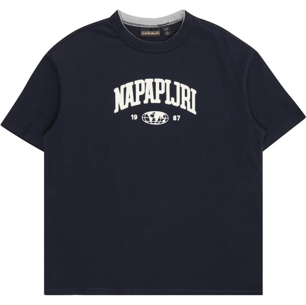 NAPAPIJRI Tričko S-INOT námornícka modrá / biela 64114539