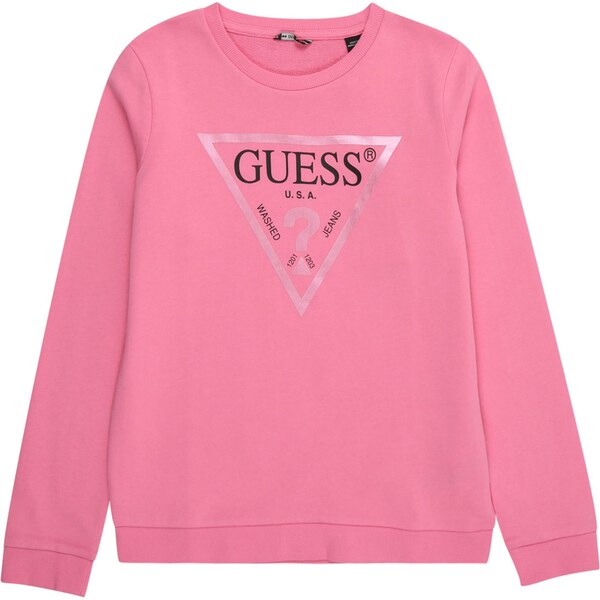 GUESS Mikina pitaya / rosé / čierna 64927312