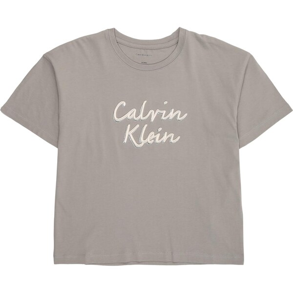 Calvin Klein Jeans Tričko krémová / dymovo šedá / strieborná 64114328