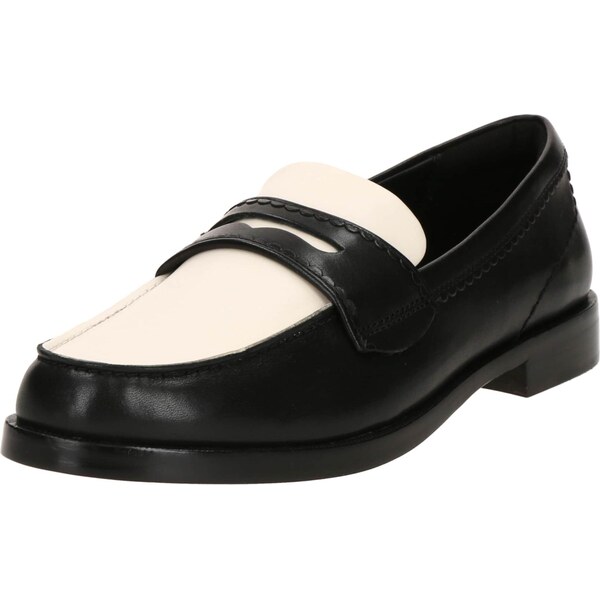 CLARKS Papuče Straven Edge čierna / biela 65654778