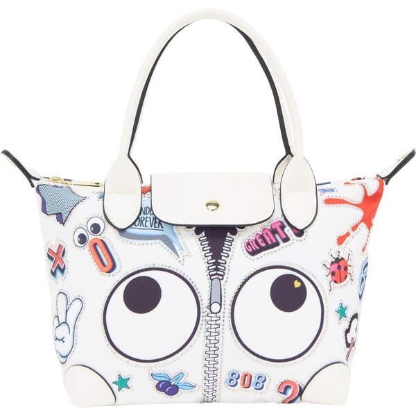 MYMO Kabelka Pop Eyetheme ružová / oranžovo červená / čierna / biela 65979710