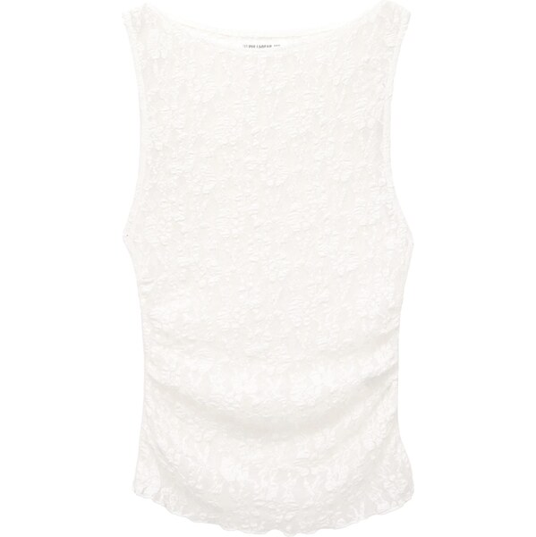 Pull&Bear Top nebielená 65881428