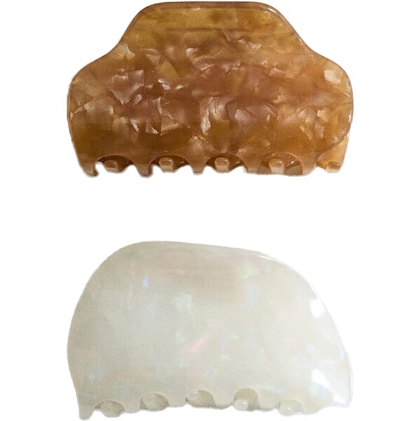 MANGO Bižutéria do vlasov LIBERTY karamelová / biela 65654793