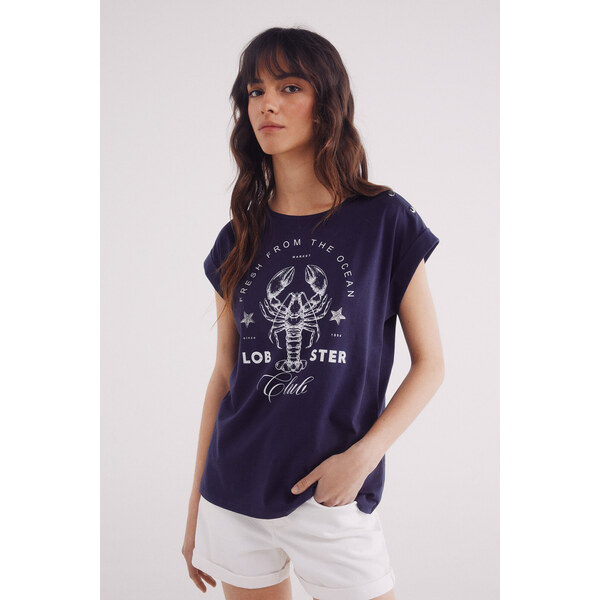 SPRINGFIELD Dámske tričko Lobster Club 64121332