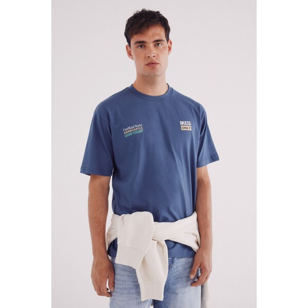 SPRINGFIELD Pánske potlačové tričko Sand Castle 64121357