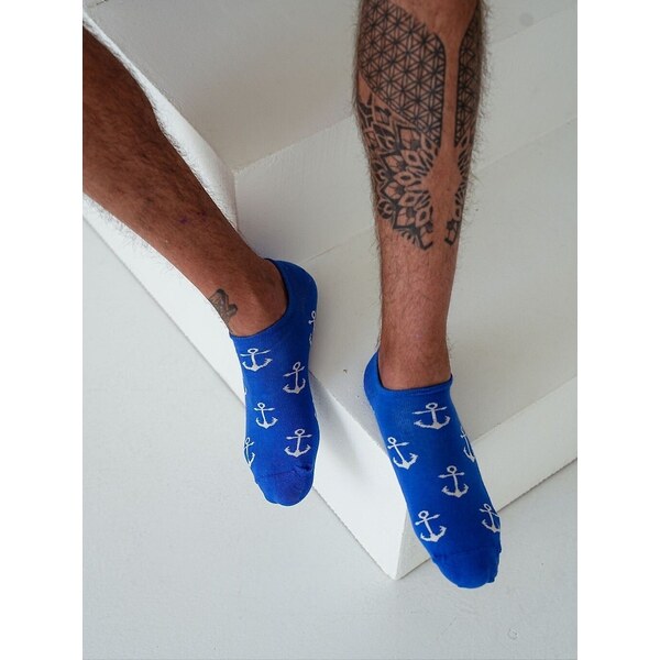Pánske ponožky Milena Avangard 1108-045 Anchors 39-46 64124450