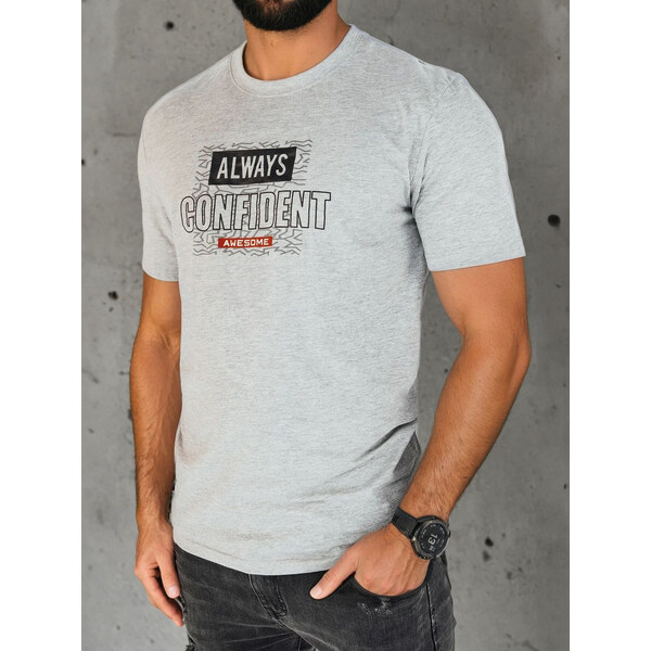 BASIC Svetlosivé tričko ALWAYS CONFIDENT RX5406 49971482