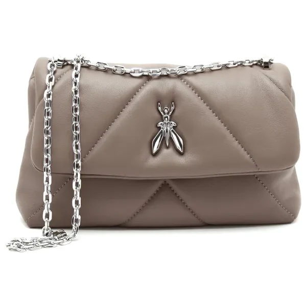 Patrizia Pepe Kožená crossbody kabelka 64125931
