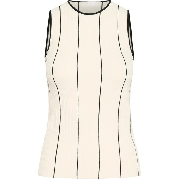 InWear Vyšívaný top SaiaIW svetlobéžová / čierna 64131552