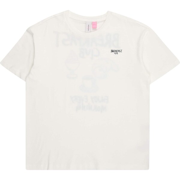 Vero Moda Girl Tričko VMOLLY BREAKFAST opálová / čierna / biela 64131545