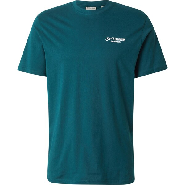 Only & Sons Tričko ONSCHRIS svetlomodrá / petrolejová / oranžová / 64131595