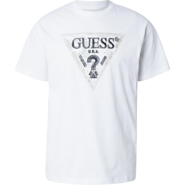 GUESS Tričko čierna / biela 64131813