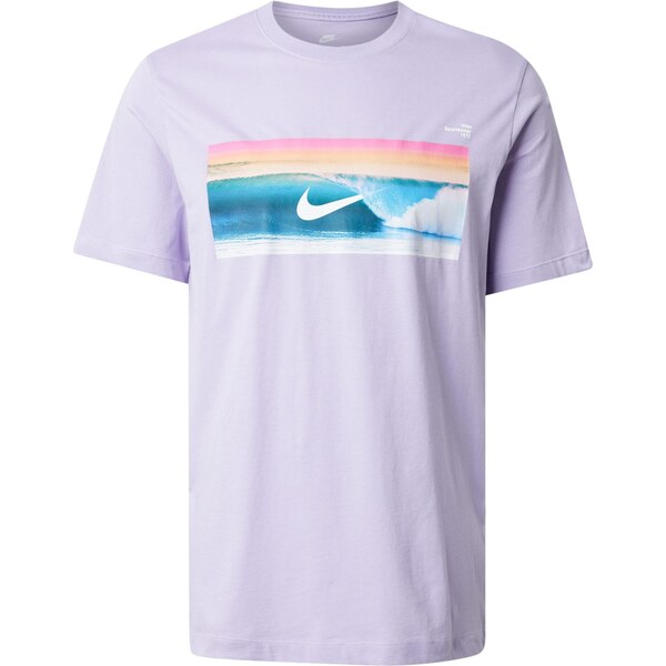 Nike Sportswear Tričko modrozelená / orgovánová / oranžová / 64131818