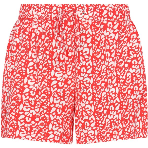 MYMO Nohavice Comfy červená / biela 66139791