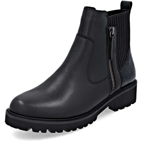 RIEKER Dámska členková obuv REMONTE D8655-00 čierna W5 64134371