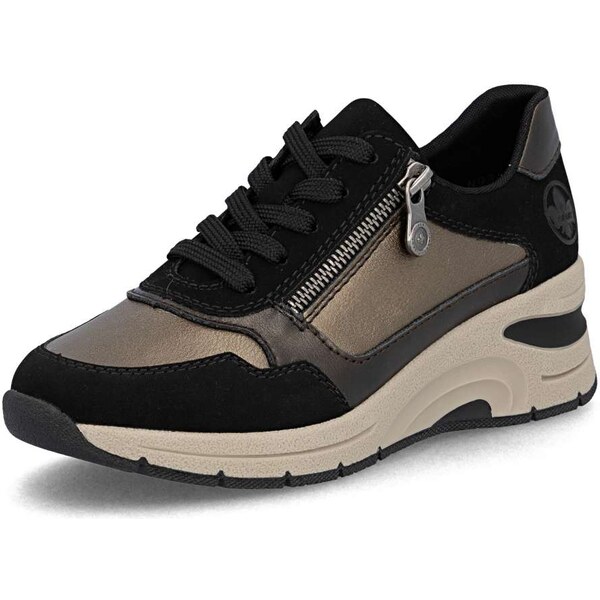 Dámske tenisky RIEKER N9301-91 čierna W5 64134390