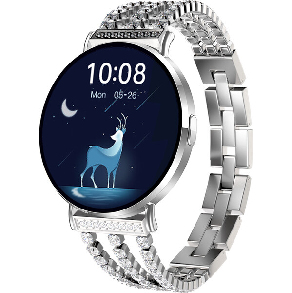 Madvell Elori strieborná s kovovým remienkom Zira 64135609