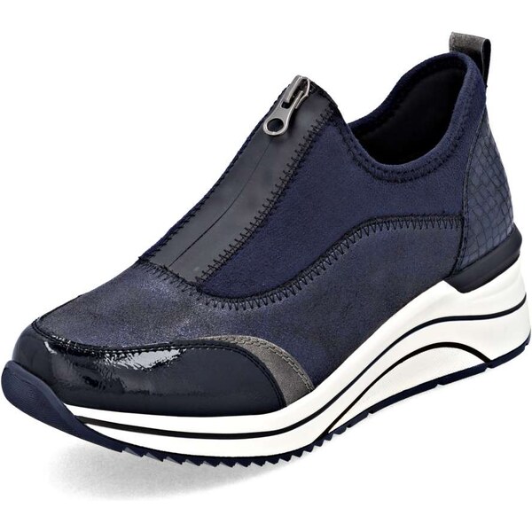 RIEKER Dámske tenisky REMONTE D0T08-14 modrá W5 64138333