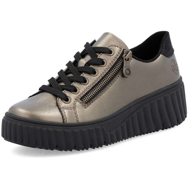 Dámske tenisky RIEKER N2501-90 zlatá W5 64138349