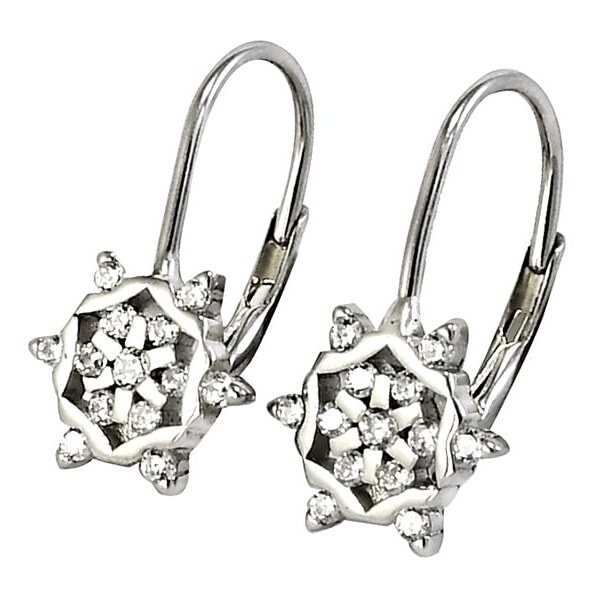 Strieborné náušnice Glare 847 64141105