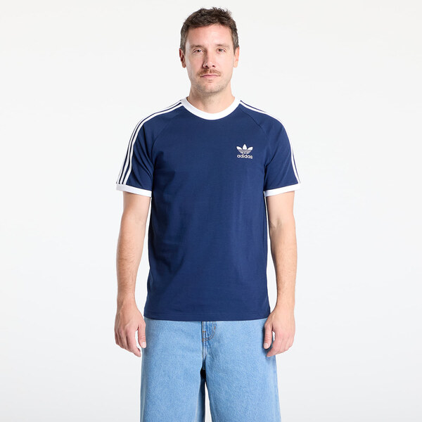 Tričko adidas Originals 3-Stripes Short Sleeve Tee Night Indigo S 63981150