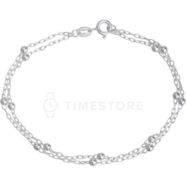 Dvojitý strieborný náramok TS-BR-0063 TS-BR-0063 64145070