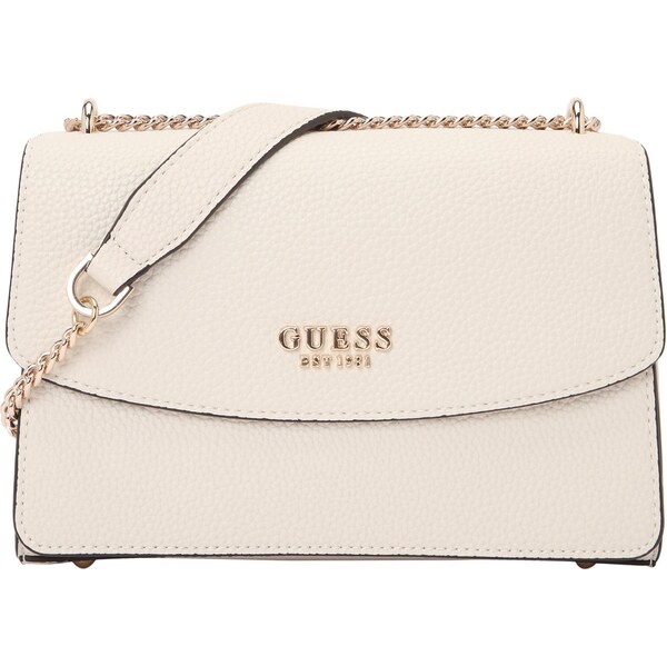 GUESS Taška cez rameno Calista šedobiela 64146885