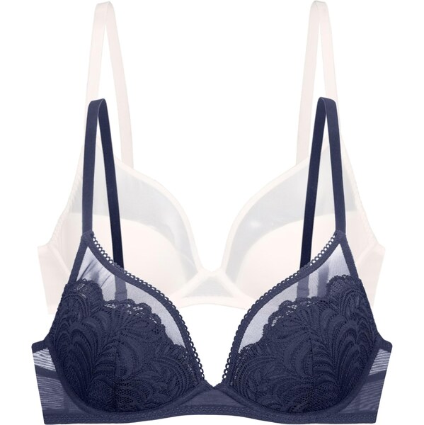 Dorina Podprsenka modrá / biela 64146979