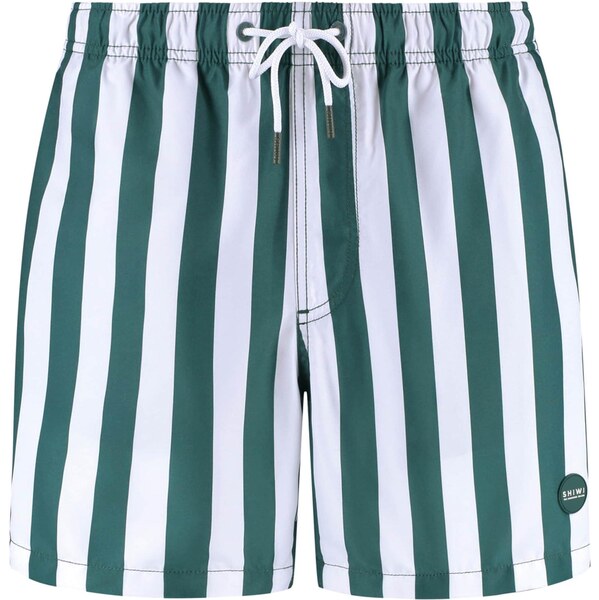Shiwi Plavecké šortky tmavozelená / biela 64147065