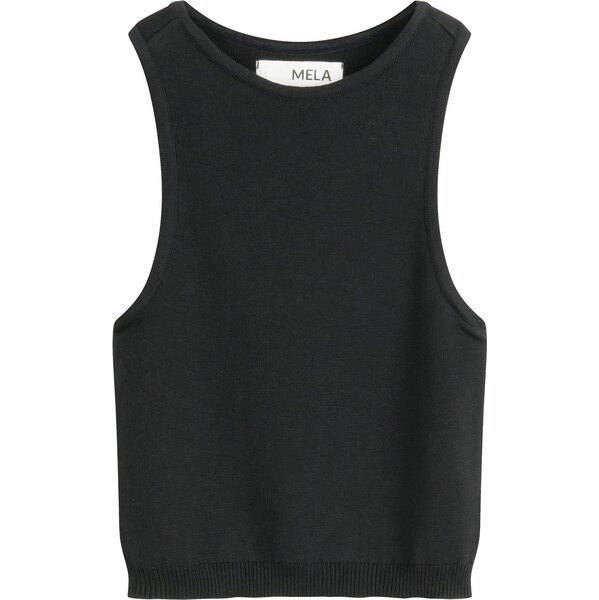 MELA Vyšívaný top Nikara čierna 65652754